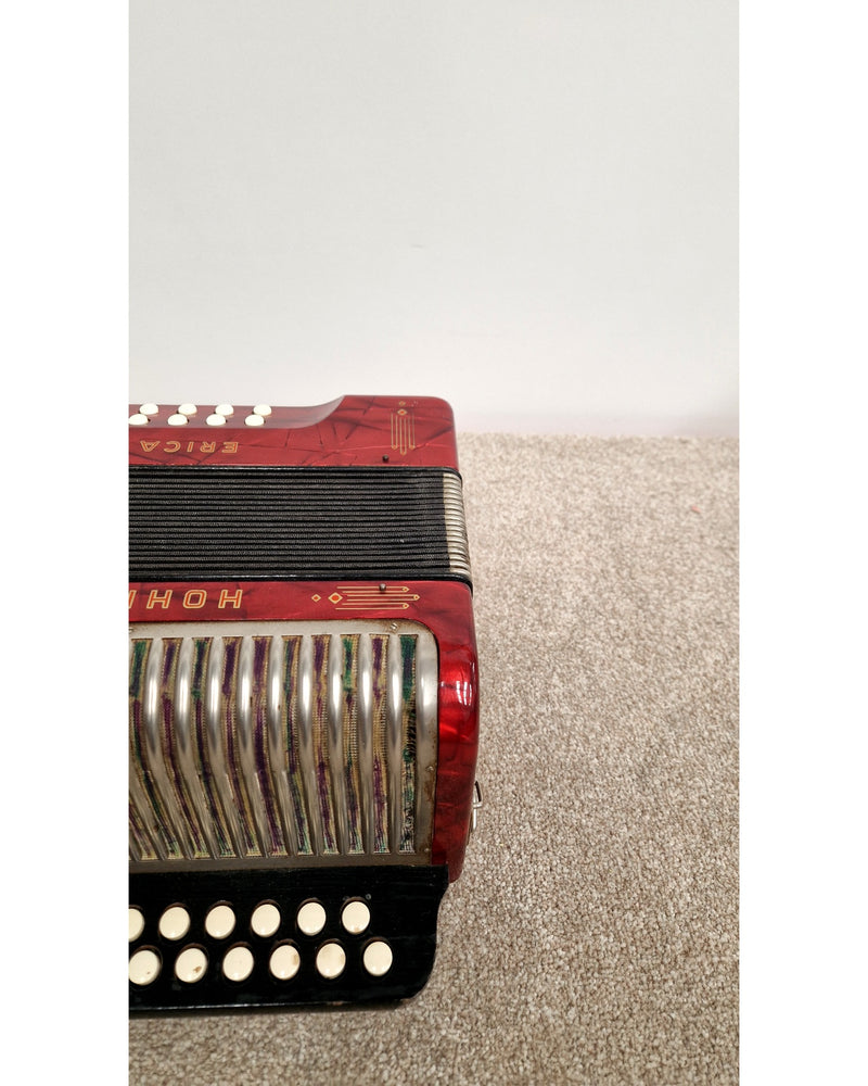 Hohner Erica - Accordion - Red - Fair - image 10
