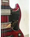 Vintage VS6 - Electric Guitar - Cherry Red - Very Good w/ Hard Case & Soft Case - Photo 12