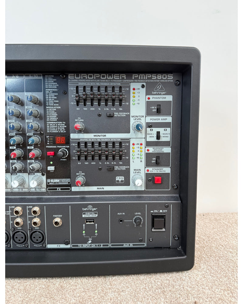 Behringer PMP580S - Mixer - Very Good w/ Original Box & Manuals - image 5