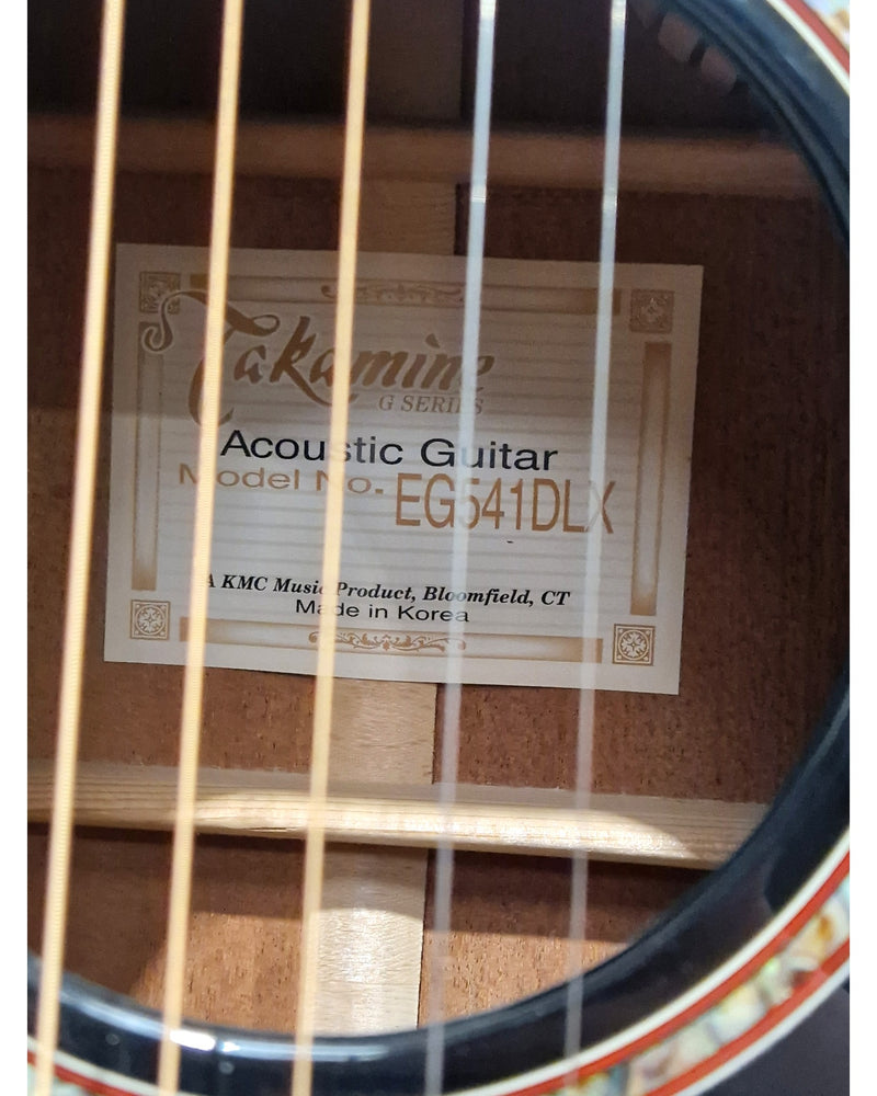 Takamine EG541DLX - Acoustic Guitars - Black - Excellent w/ Hard Case - Image 9