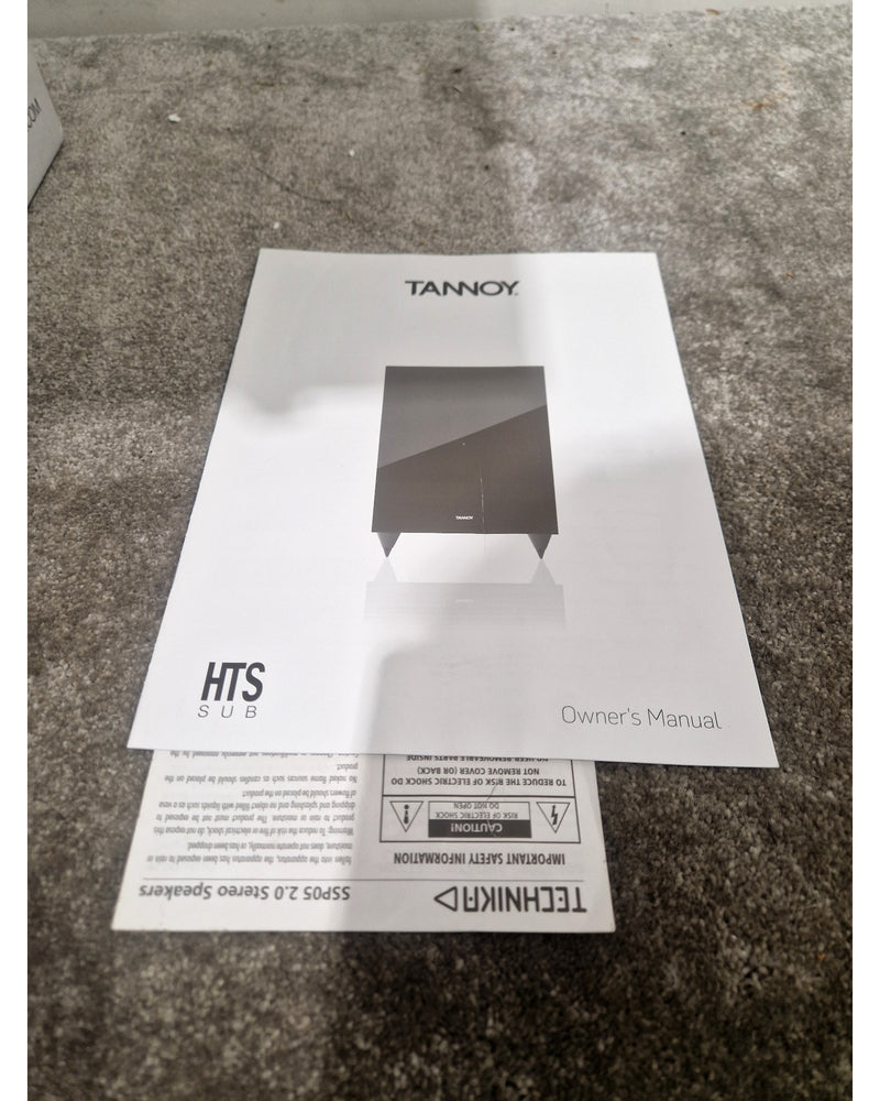 Tannoy HTS - Subwoofer - Black - Very Good w/ Original Box - Image 14