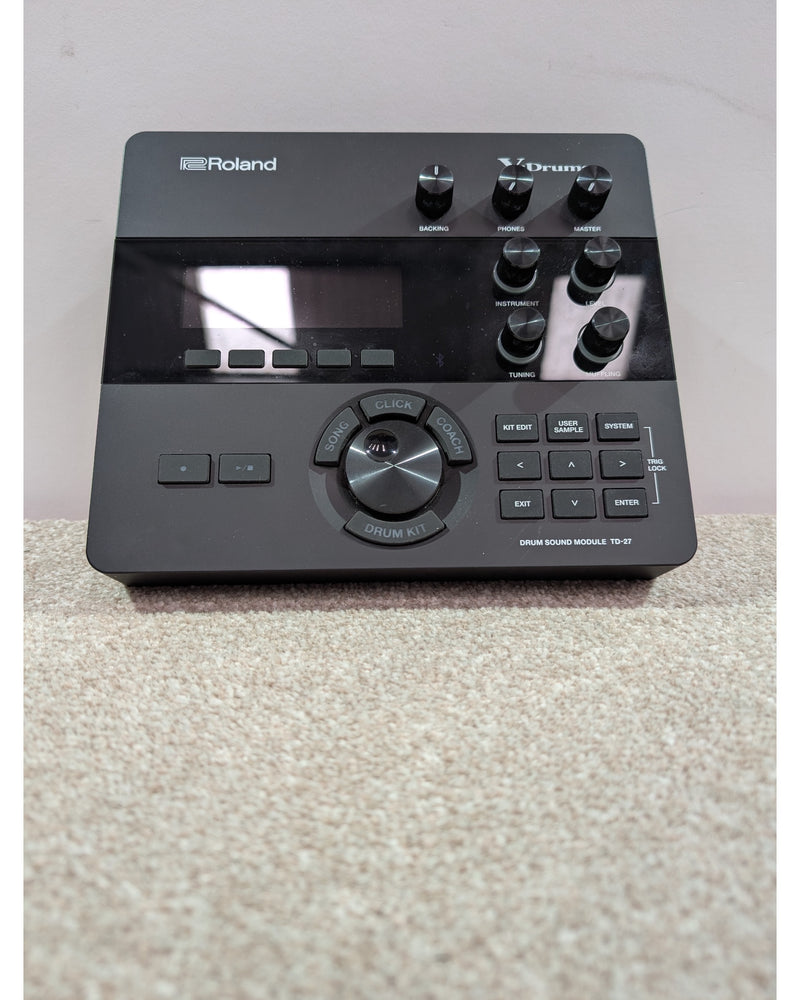 Roland TD-27 - Electronic Drum - Black - Very Good w/ Cables & Power Supply - image 5