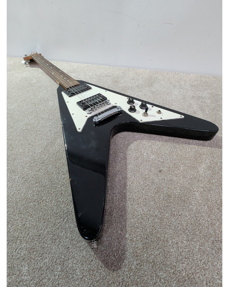Epiphone 67 Flying V - Electric Guitar - Black - Good - image 9