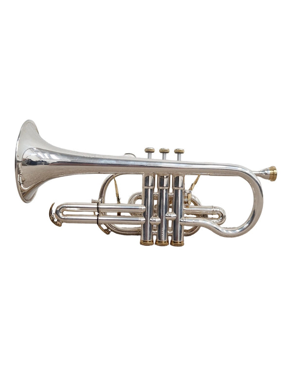 Besson Prestige BE2028 Bb Cornet – Silver Plated – Excellent w/ Hard Case