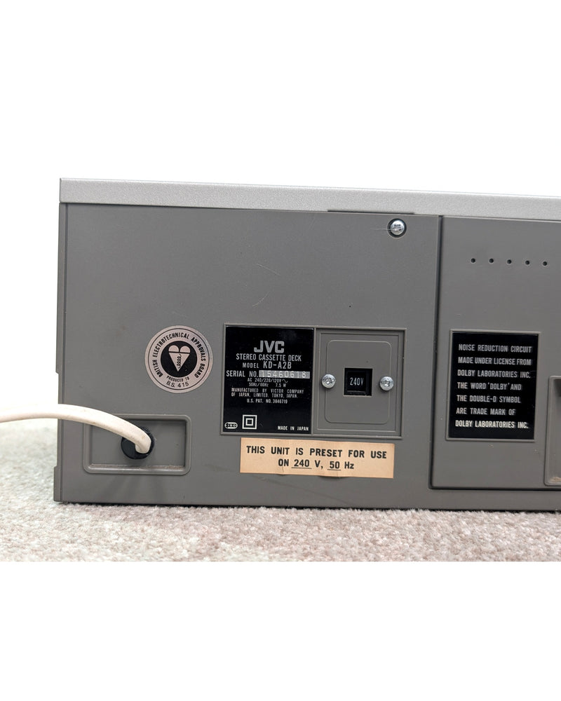 JVC KD-A2B - Cassette Deck - Silver - Fair - image 5
