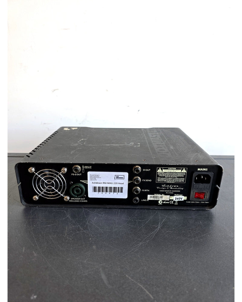 Ashdown MAG 220 Head – Amplifier Head - Good - Image 6