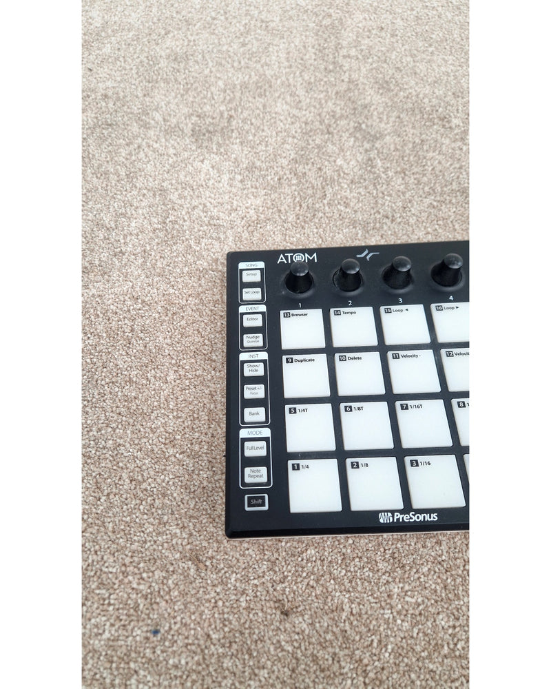 PreSonus ATOM - Midi Controller - Black - Excellent - Image 3