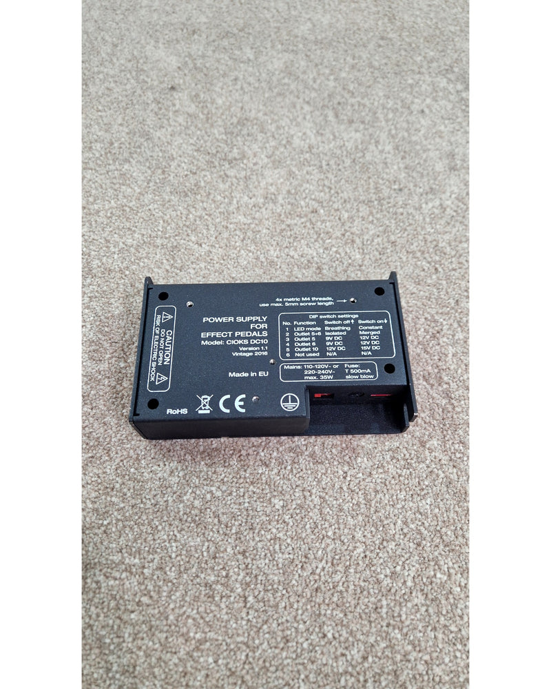 Cioks DC10 - Pedalboards & Power - Black - Very Good w/ Power cable and x8 DC Plug-To-Plug cables included. - image 5