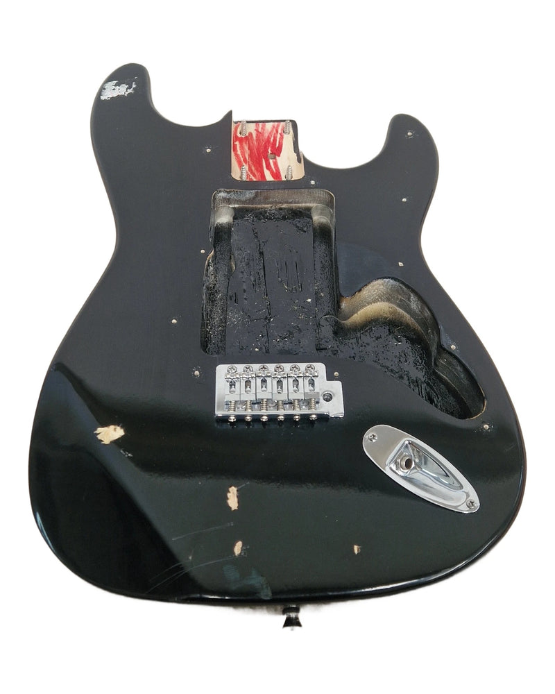 Black ST Body - Electric Guitars - Good - image 1