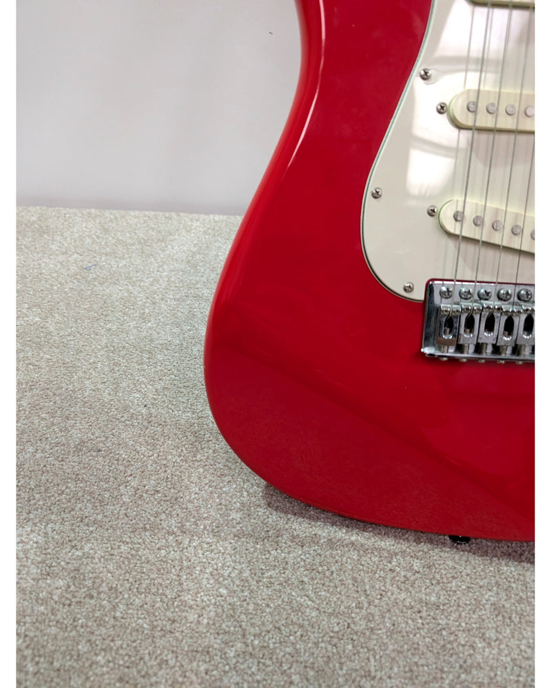 Encore S Type - Electric Guitar - Red - Fair - image 10