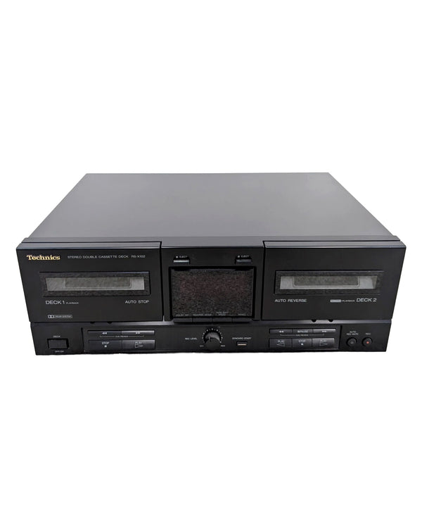 Technics RS-X102 - Cassette Deck - Black - Good w/ Original Box & Manuals