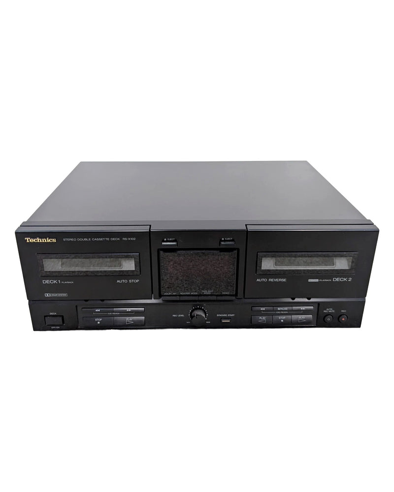 Technics RS-X102 - Cassette Deck - Black - Good w/ Original Box & Manuals - image 1