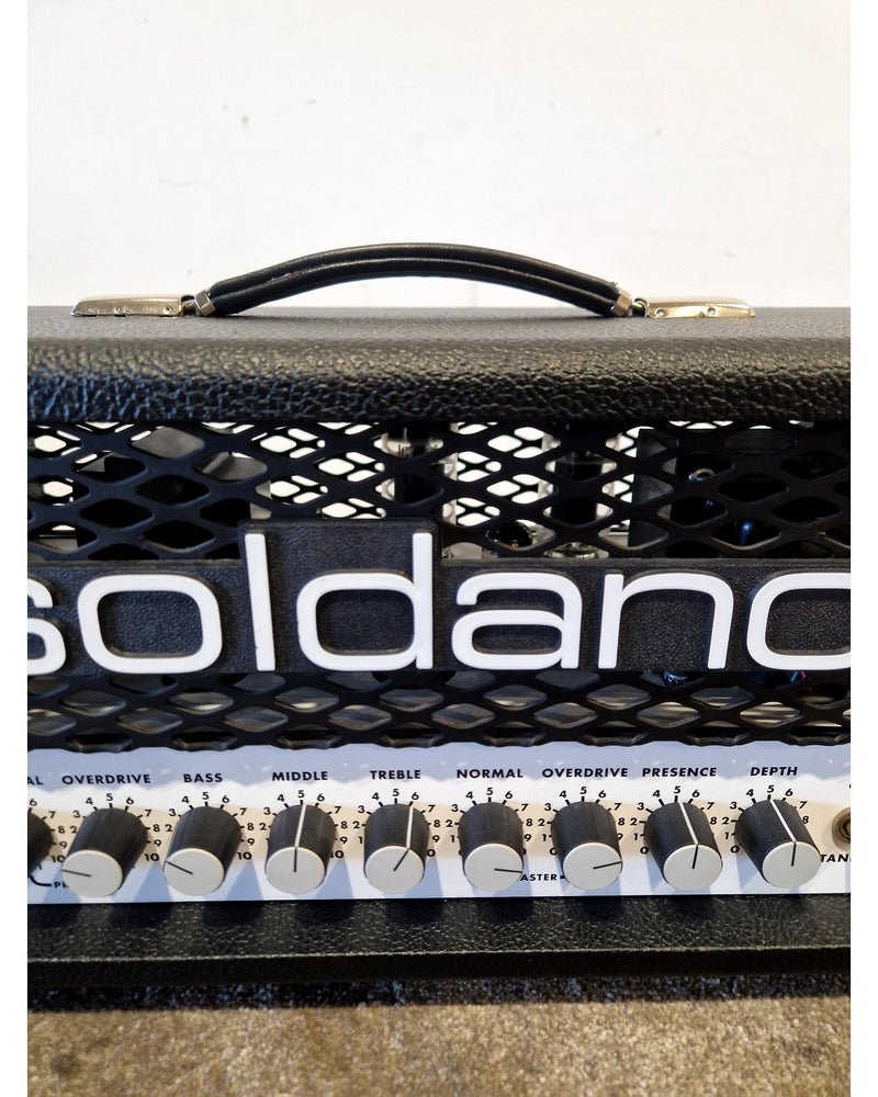 Soldano SLO-30 Head - Head - Black - Excellent w/ Original Box, Cables, Footswitch - Image 4