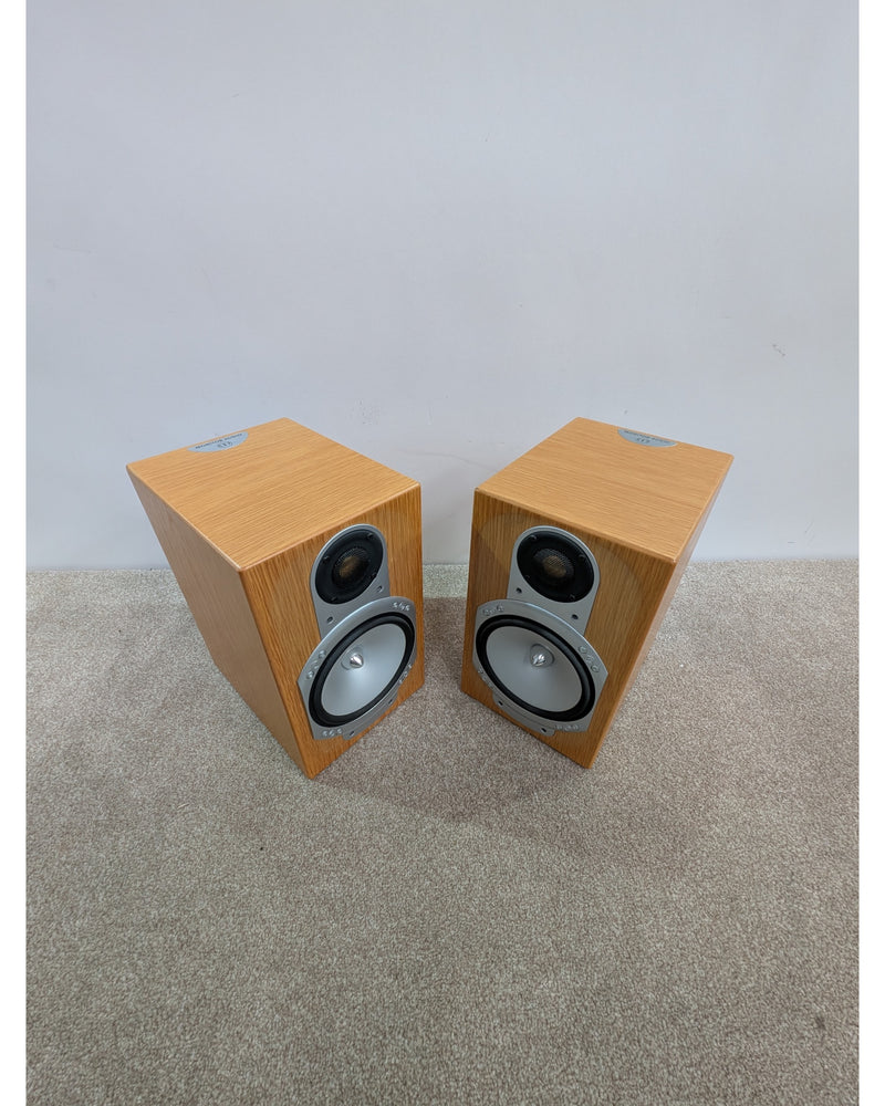 Monitor Audio Silver RS1 - Hi-Fi Speakers - Natural Oak - Like New w/ Original Box & Manuals - image 3