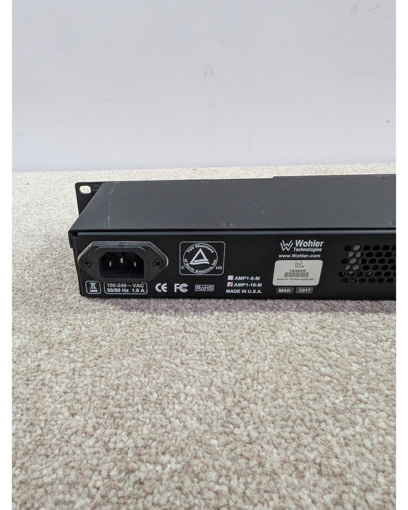 Wohler AMP1-16-M - Studio Monitor - Black - Very Good - image 7