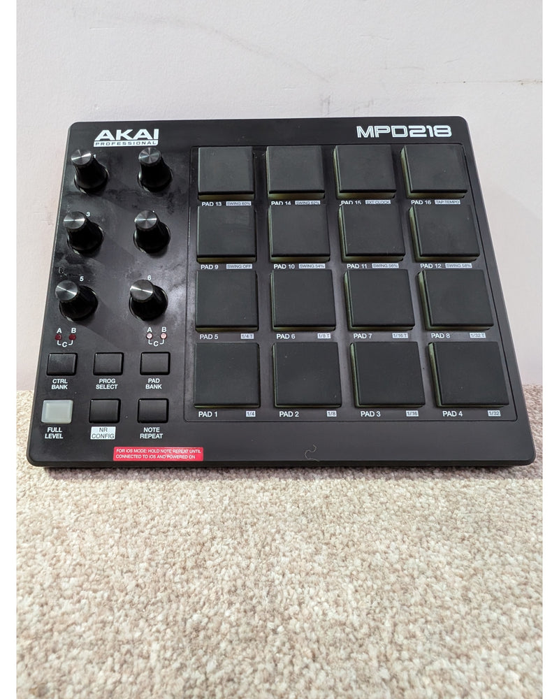 Akai Pro MPD218 - MIDI Controller - Very Good w/ Original Box & Manuals - image 2