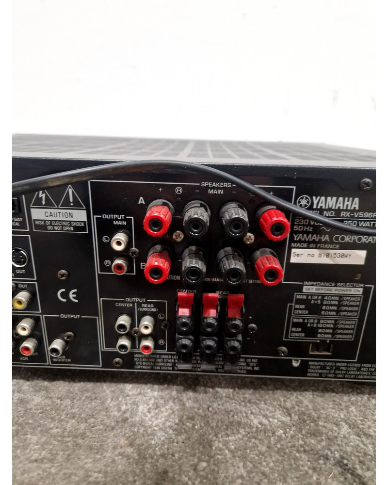 Yamaha RX-V596 - Audio Visual Receiver with speakers - Very Good - Image 4