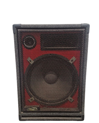 Custom Sound CS175 - PA Speakers - Pair - Black with Red Grille - Excellent