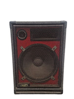 Custom Sound CS175 - PA Speakers - Pair - Black with Red Grille - Excellent - Image 1