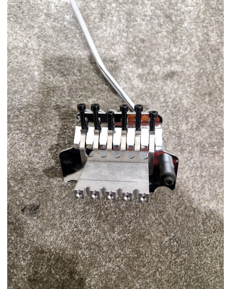 Licensed Floyd Rose - Guitar Bridge - Chrome - Excellent - Image 4