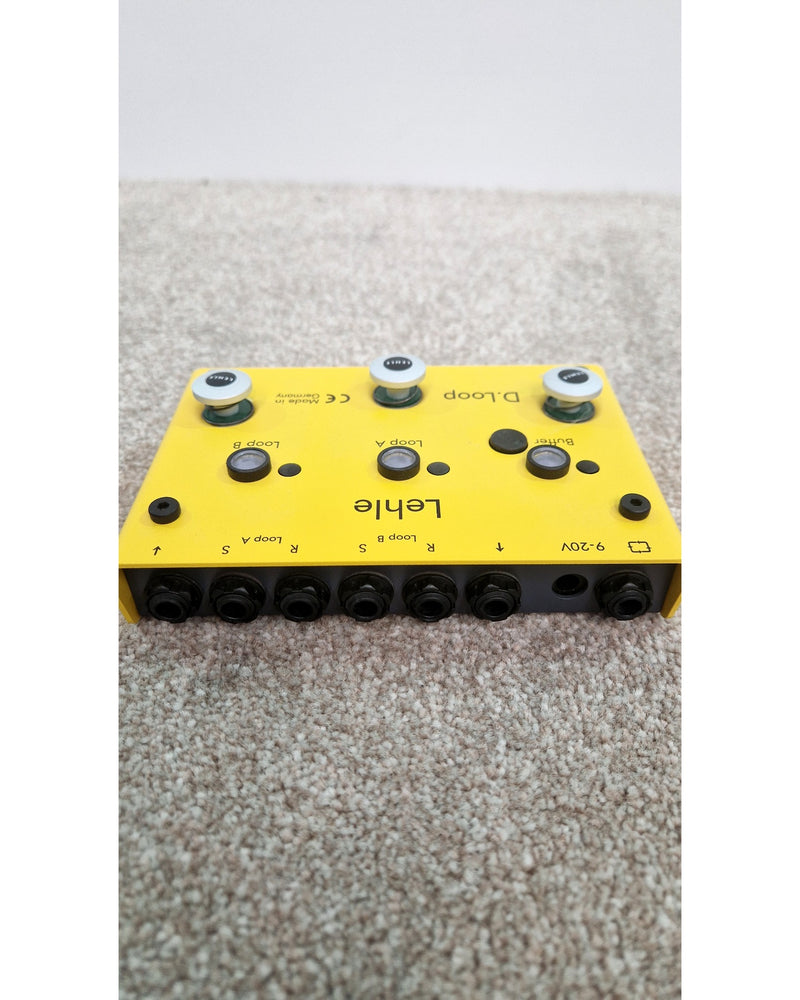 Lehle D.Loop SGoS - Footswitch - Yellow - Like New w/ Manuals - image 2