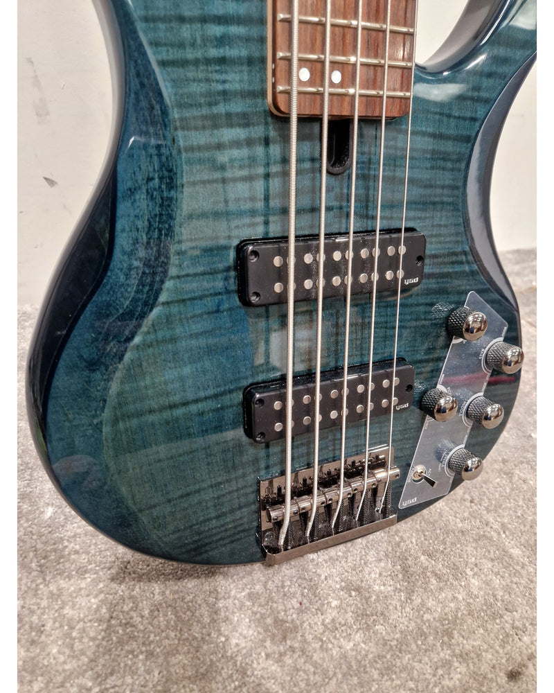 Yamaha TRBX605FM - Bass Guitars - Green - Like New - Image 6