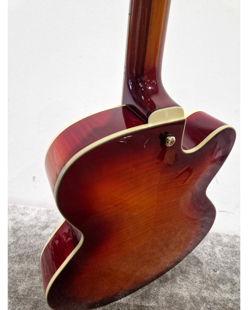 Ibanez AF155-AWB - Electric Guitar - Left-Handed - Sunburst - Excellent w/ Hard Case - Image 9