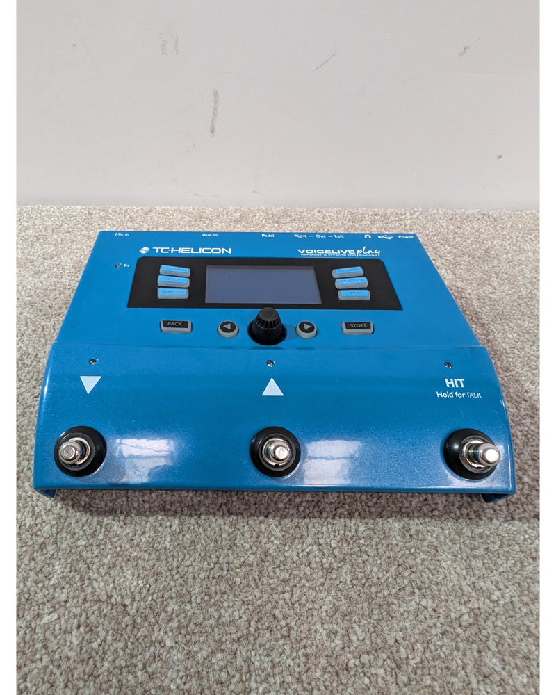 TC-Helicon VoiceLive Play - Multi-Effects Pedal - Blue - Good w/ Power Supply - image 2