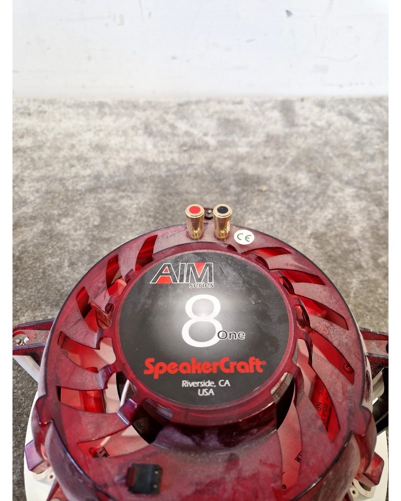 SpeakerCraft AIM8 One - In-Ceiling Speaker - White/red – In-Ceiling Speaker - Good - Image 7