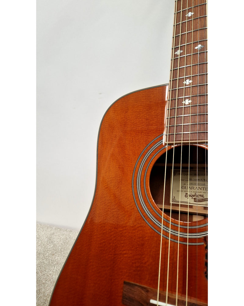 Epiphone DR-500MCE - Acoustic Guitar - Natural - Excellent w/ Soft Case - image 9