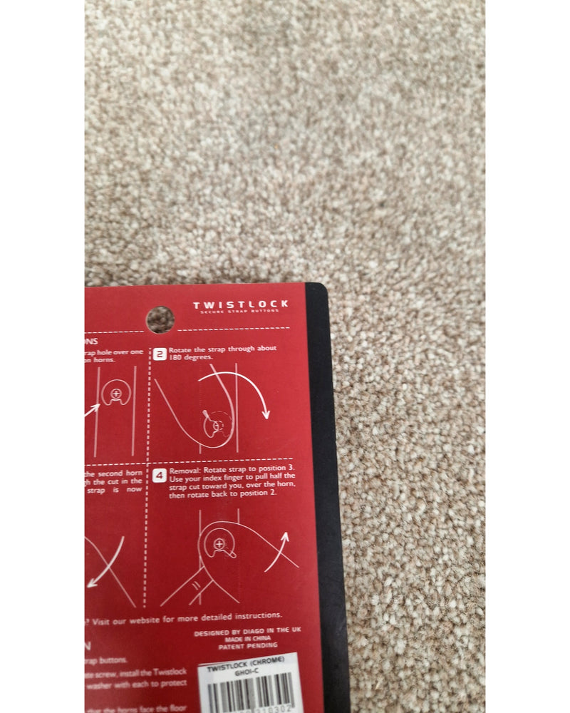 Diago TWISTLOCK (CHROME) - Guitar Accessories - Like New w/ Original Box - Image 8