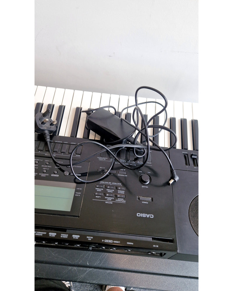 Casio WK-7600 - Musical Keyboards - Black - Very Good w/ Power Supply - Image 3