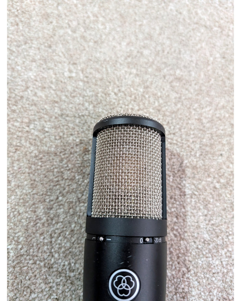 AKG P220 - Condenser Microphone - Black/Silver - Very Good w/ Hard Case & Shock Mount - image 4
