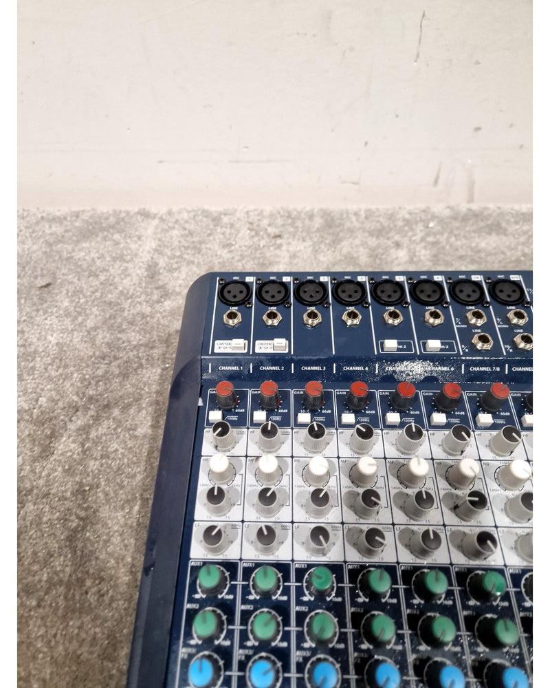Soundcraft Signature 12 Mixer - SIlver/Blue – Mixing Console - Excellent - Image 8