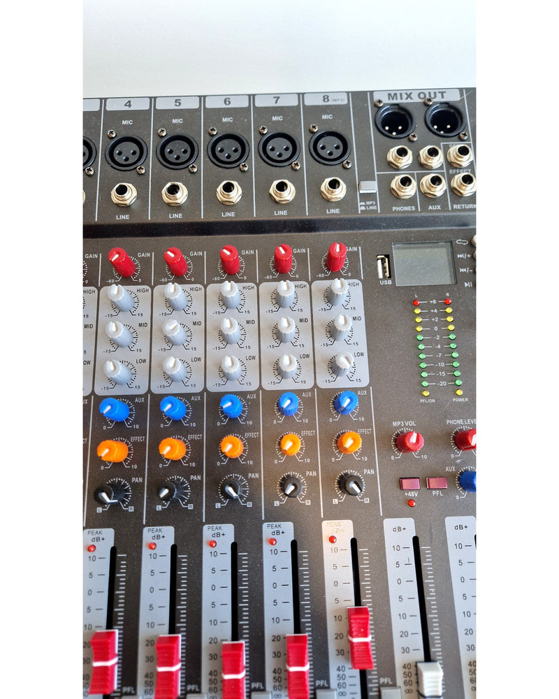 GMUME 8 Channel Professional Mixer - Mixer - Good - Image 16