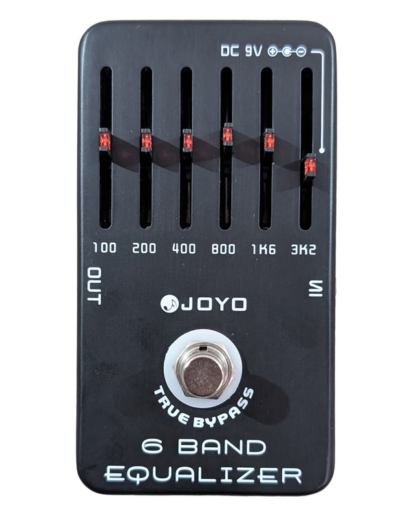 Joyo 6 Band Equalizer - EQ & Dynamics Pedals - Black - Excellent w/ Original Box & Manuals