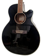 Takamine EG541DLX - Acoustic Guitars - Black - Excellent w/ Hard Case - Image 1
