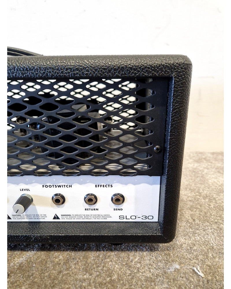 Soldano SLO-30 Head - Head - Black - Excellent w/ Original Box, Cables, Footswitch - Image 10