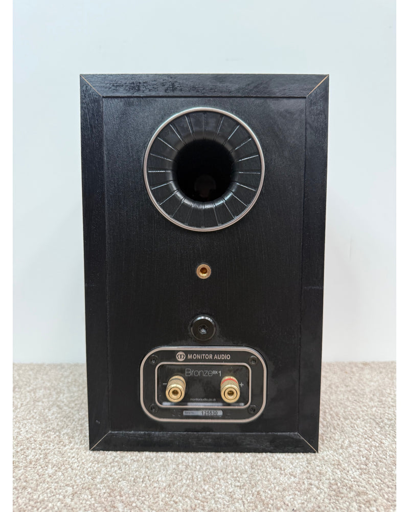 Monitor Bronze BX1 - Hi-Fi Speaker - Black - Very Good w/ Manuals - image 4
