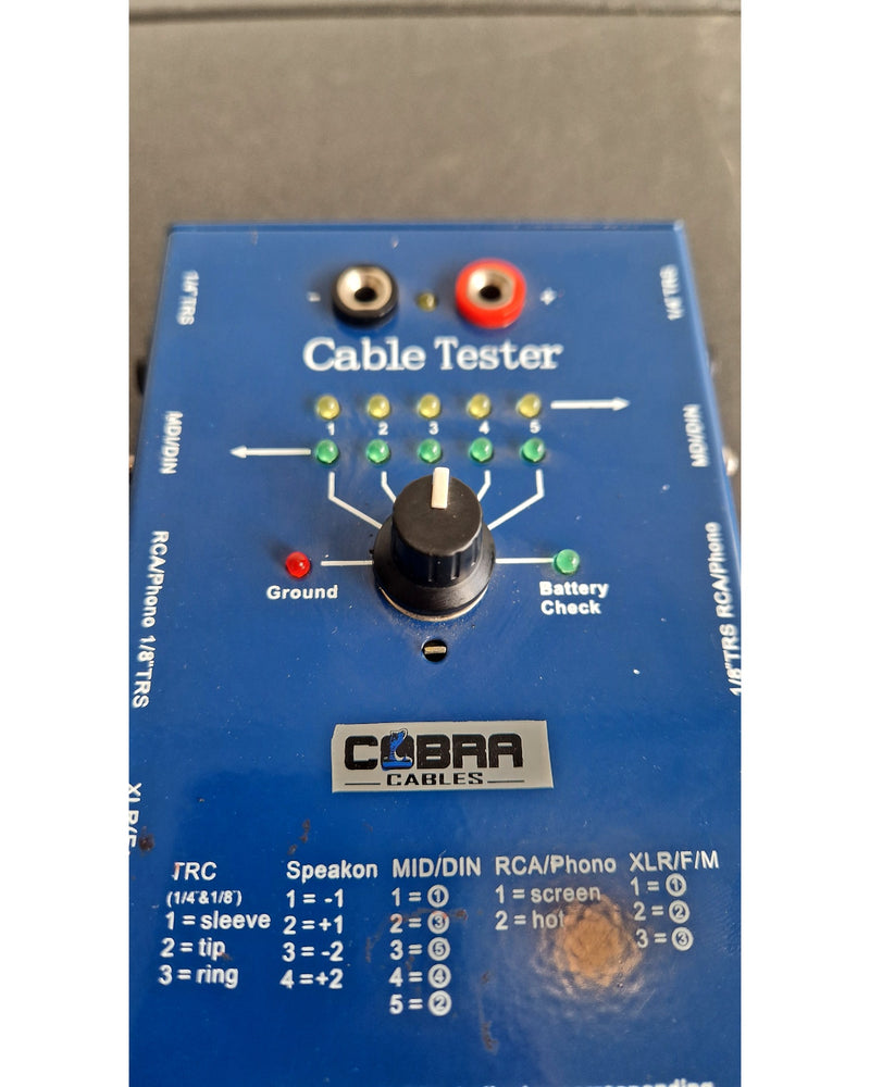 Cobra Cable Tester - Testing Unit - Blue - Good - Image 10