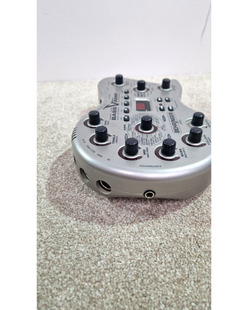 Behringer Bass V-Amp - Multi-Effects Pedal - Silver - Good w/ Soft Case & Power Supply - image 4