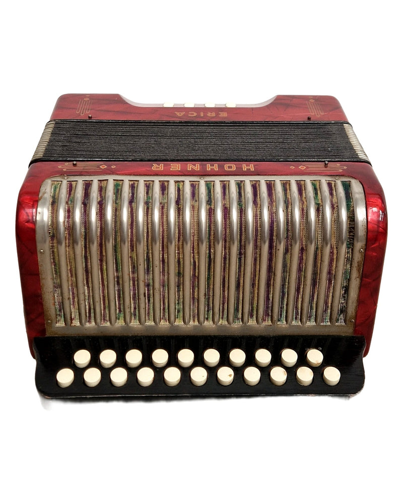 Hohner Erica - Accordion - Red - Fair - image 1