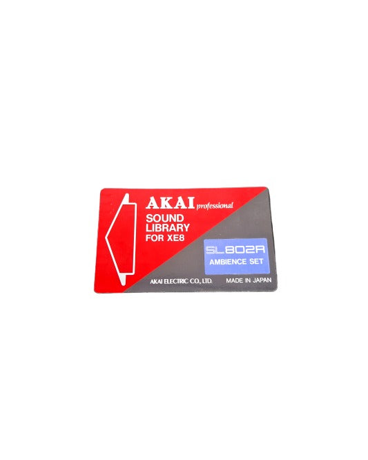 Akai 802R Sound Library Card - Red – Sound Library Card - Excellent - Image 1