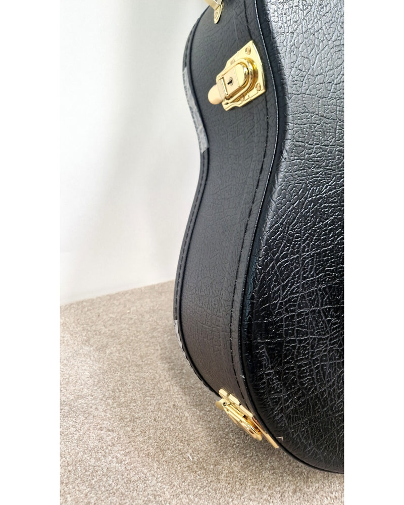 Unbranded Acoustic Guitar Hard Case - Guitar Case - Black - Excellent - image 4