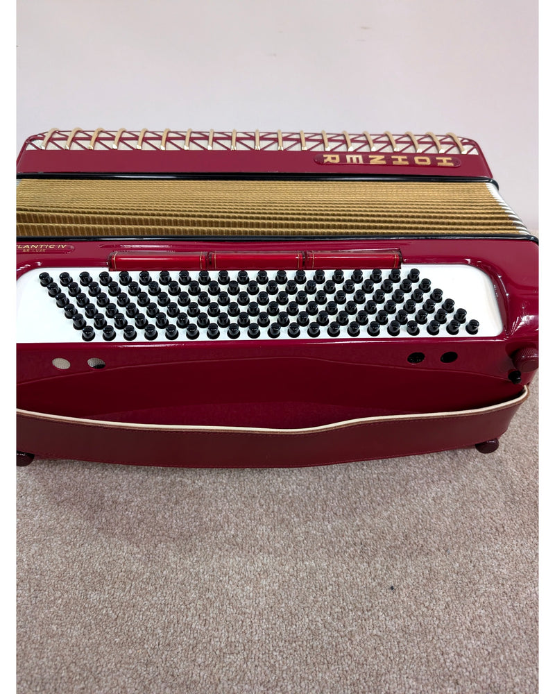 Hohner Atlantic IV Deluxe - Accordion - Red - Fair - image 15