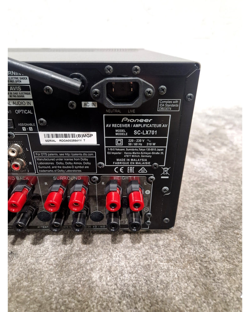 Pioneer SC-LX701 - AV Receiver - Excellent w/ Manuals - Image 7
