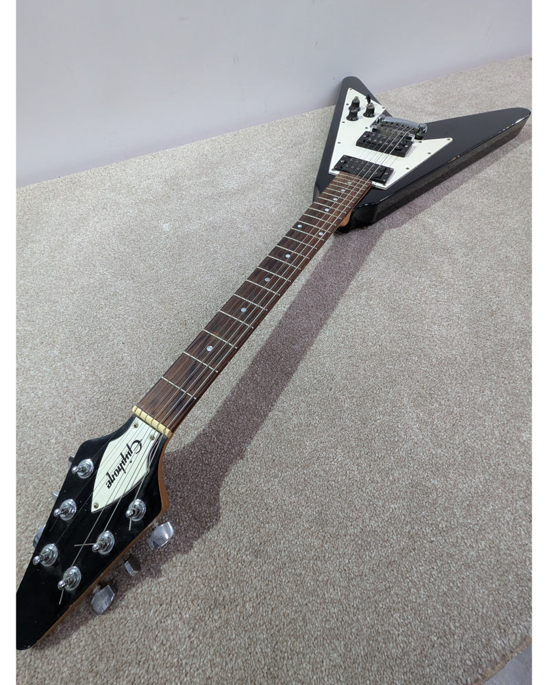 Epiphone 67 Flying V - Electric Guitar - Black - Good - image 16