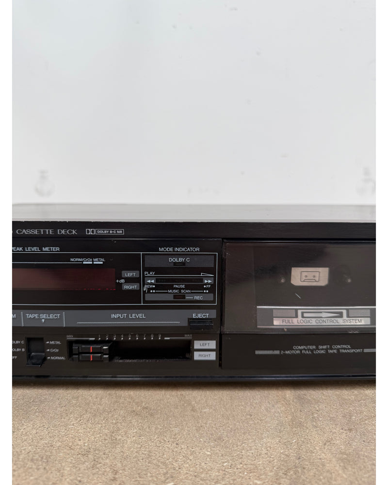JVC KD-V220 - Cassette Deck - Black - Poor - Image 3
