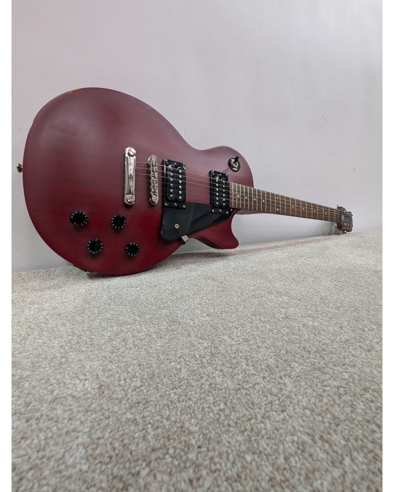 Epiphone Les Paul Studio - Electric Guitar - Satin Cherry Red - Good w/ Hard Case & Manuals - image 18