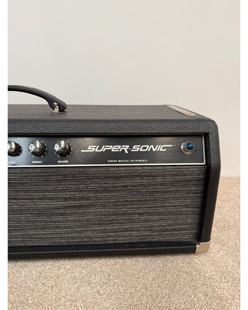 Fender Super-Sonic 60 Head - Guitar Amplifier - Black - Excellent w/ Hard Case, Power Supply, Cables - image 6